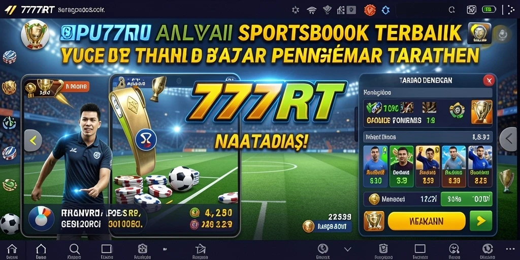 Tampilan gameplay menarik pada aplikasi Sportsbook 777RT.