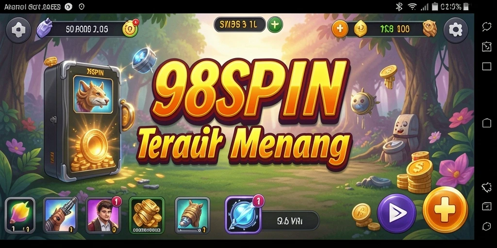 Screenshot gameplay 98SPIN menampilkan momen strategi yang mendebarkan.