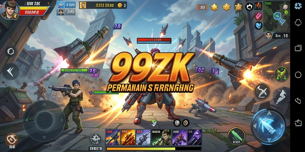 Tampilan gameplay menarik dalam 999ZK yang menguji strategi pemain.