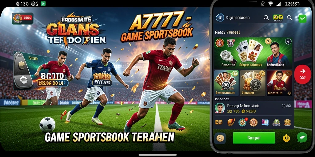 Tampilan utama A7777 dengan interface taruhan yang menarik.