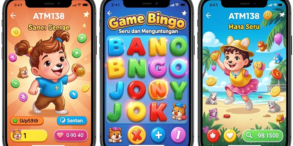 Tampilan gameplay Bingo di ATM138 yang menarik dan interaktif.