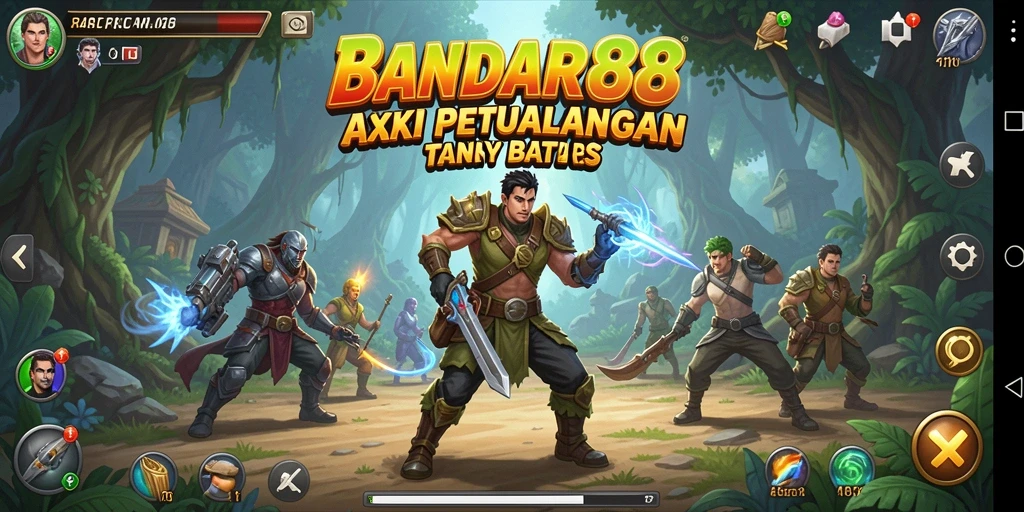 Screenshot aksi mendebarkan dalam game BANDAR88.