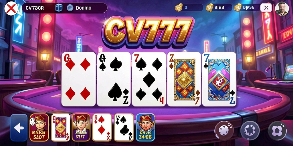 Screenshot gameplay Domino yang seru dan mendebarkan.
