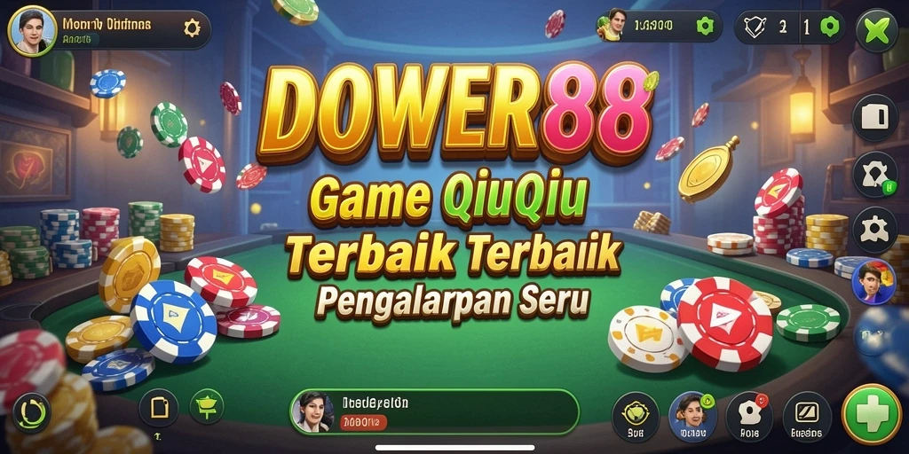 Tampilan menarik dari gameplay DOWER88 QiuQiu.