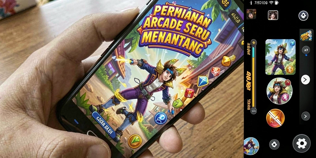 Tampilan gameplay seru dari F08 yang menenangkan.
