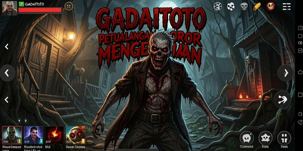 Screenshot GADAITOTO menampilkan momen mencekam di tengah kegelapan.