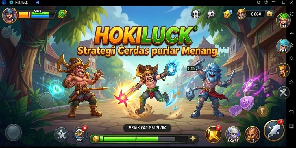 Tampilan gameplay <strong>HOKILUCK</strong> yang penuh strategi.