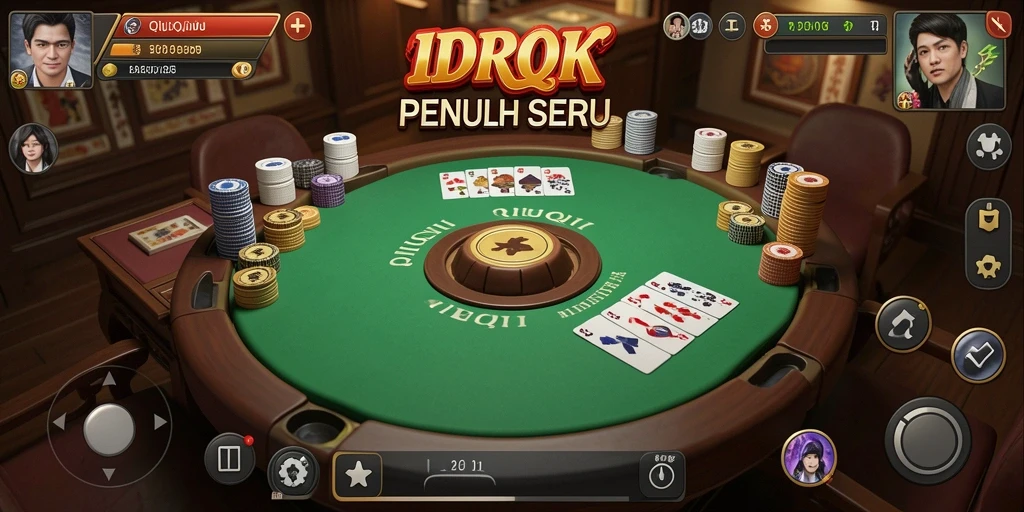 Gameplay seru QiuQiu di IDROK dengan grafik menarik.