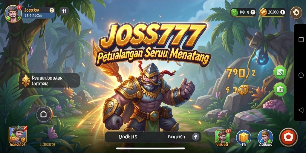 Tangkapan layar JOSS777 menampilkan karakter beraksi dalam petualangan seru.