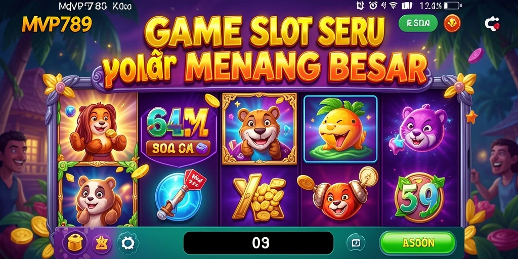 Tampilan gameplay slot di MVP789 yang menarik dan mengasyikkan.