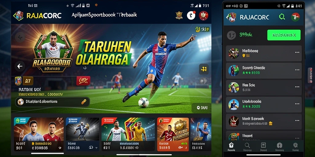 Tampilan gameplay RAJACORC dengan taruhan olahraga yang menarik.