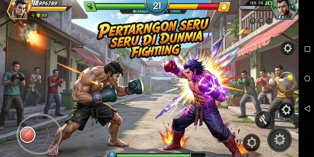 Gameplay seru dan pertarungan dinamis di RP6789.