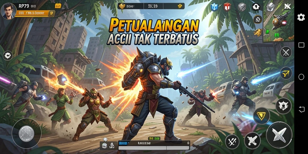 Gameplay mendebarkan RP79 dengan aksi tanpa henti.