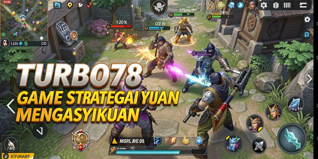 Tampilan gameplay <strong>TURBO78</strong> yang mendebarkan dan penuh strategi.