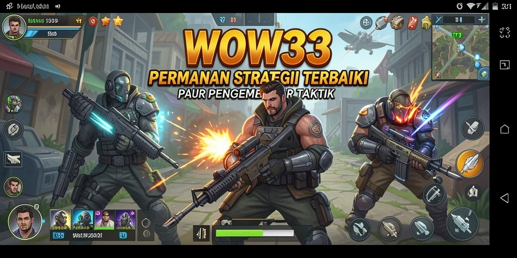 Tampilan gameplay WOW33 yang menantang dan menarik.